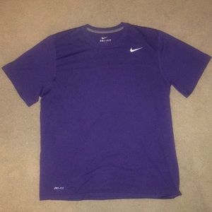 Men’s Nike Dri-Fit Purple Shirt Large